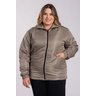2532 2881 jaqueta feminina plus size microfibra forrada fechamento ziper serena
