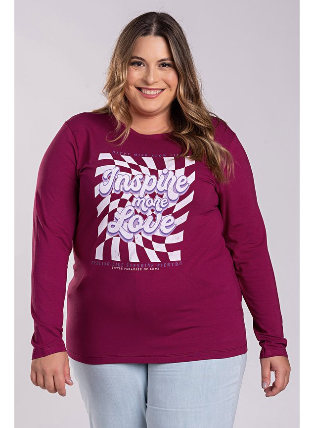 2883 2884 blusa feminina manga longa plus size visco estampada inspire more love 2