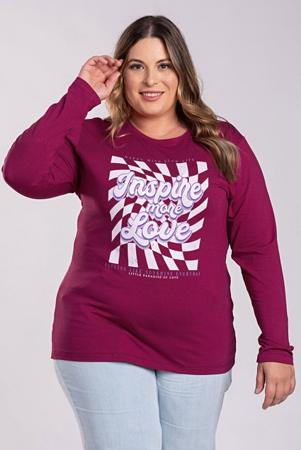 2883 2884 blusa feminina manga longa plus size visco estampada inspire more love 3