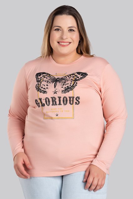 2897 2898 blusa feminina plus size com estampa borboleta viscolycra glorious 17 serena moda prime