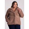 2858 2928 casaco feminino plus size de pelo teddy sherpa serena 12
