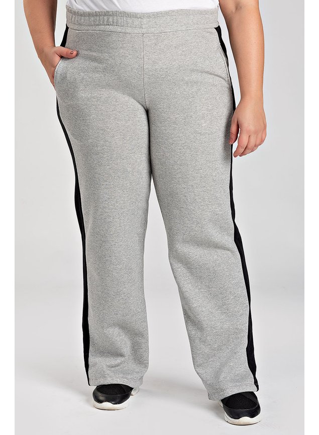 Calça Moletom Casaco De Moletom Plus Size Calça Feminina Plus Size
