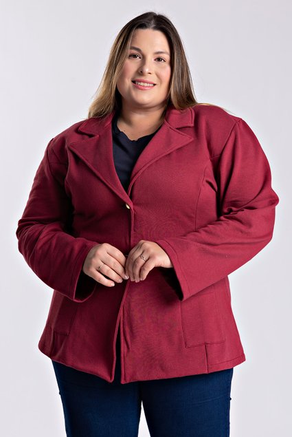 2922 blazer feminino plus size moletom peluciado 1