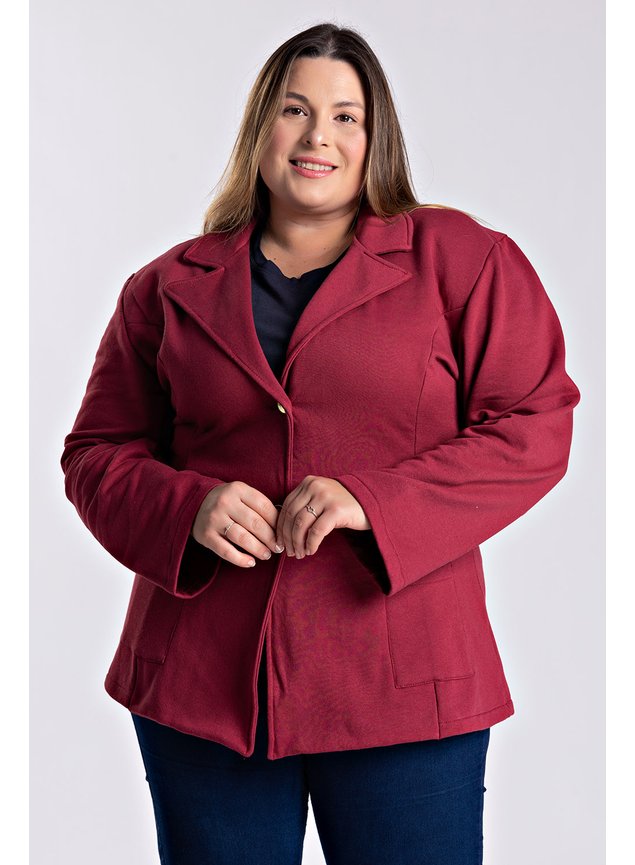 2922 blazer feminino plus size moletom peluciado 1