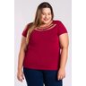 1740 blusa feminina plus size viscolycra com tule transparencia aplicacao pedras perolas blusa com aplicacao tule serena moda prime 4