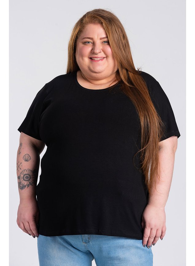 2762 t shirt feminina plus size visco basica decote redondo serena 21