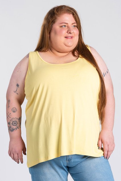 2684 regata feminina plus size lisa malha viscose c elastano serena 23