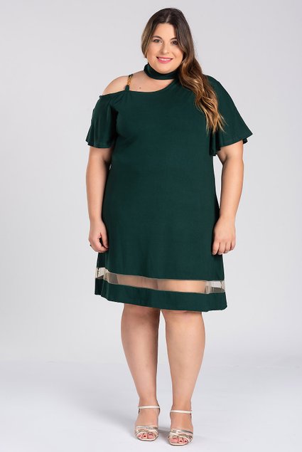 2967 vestido plus size malha visco detalhe decote fivela alca e barra em tule serena 5
