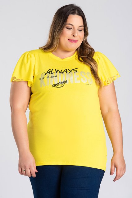 2957 blusa feminina plus size visco estampada manga gode detalhe devore serena 9