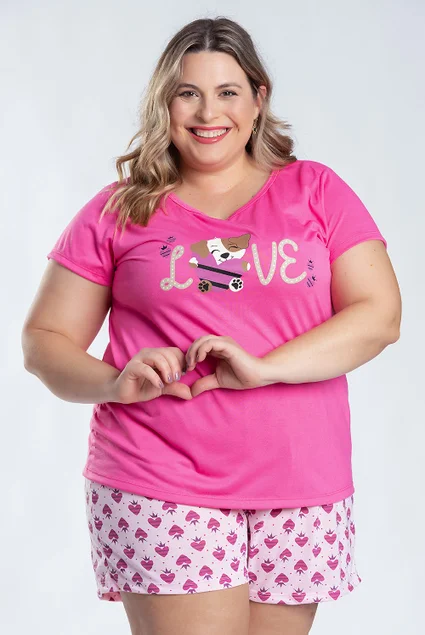 10201 pijama conjunto camiseta e shorts estapado conforto 2 copia copia copia