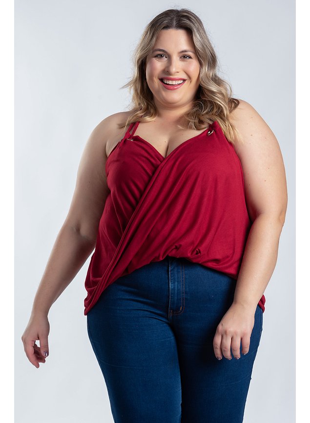 2953 blusa detalhes em tiras decote transpacado social 2