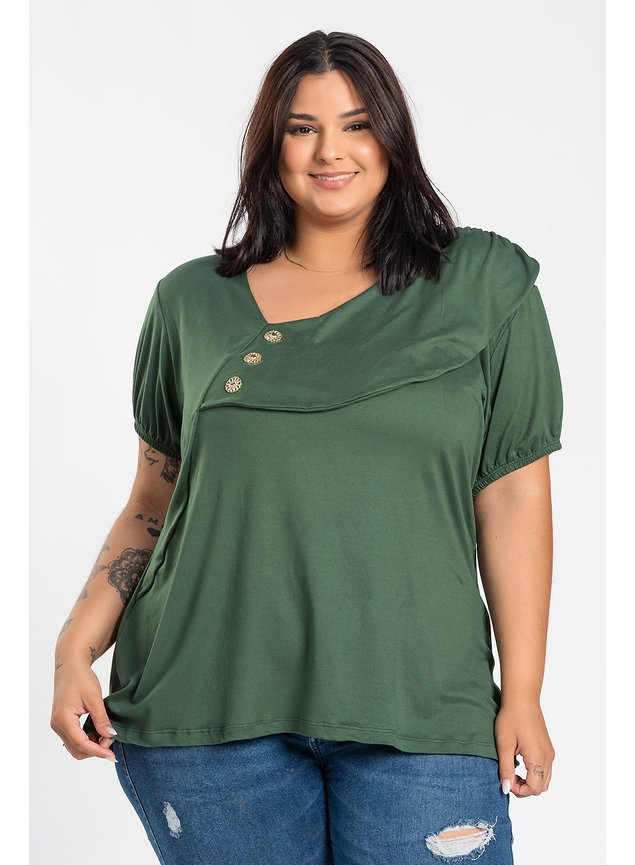 2978 blusa feminina plus size blusa extra grande blusa de suedi suede detalhe botoes 1