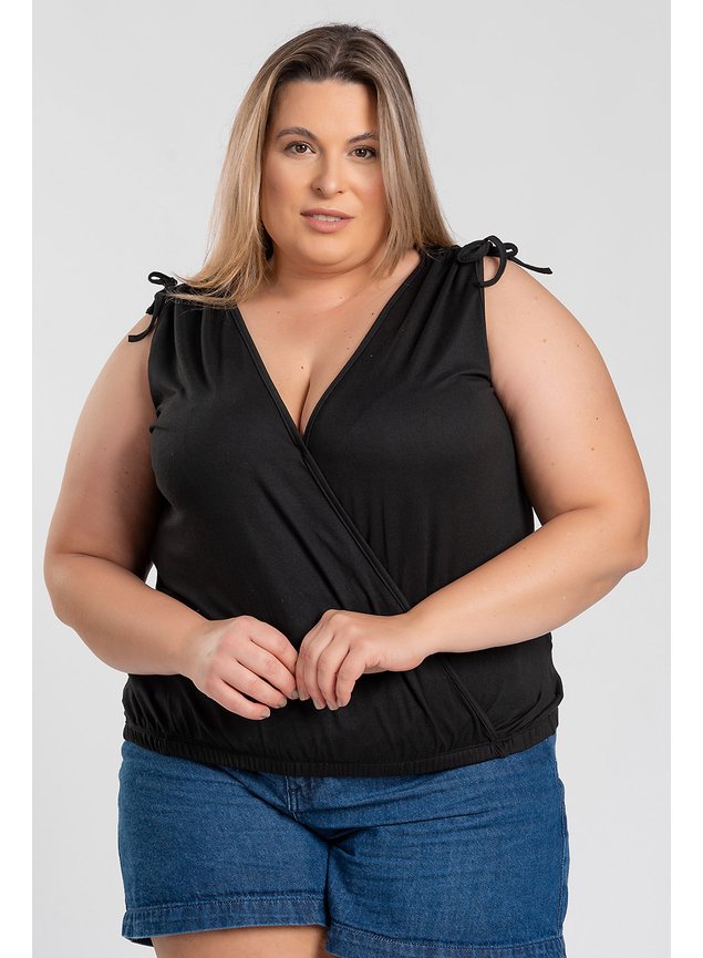 2938 blusa feminina plus size malha suedy transpassadas com ajuste no ombro blusinha dia a dia eslatico na parte de baixo da blusa 1