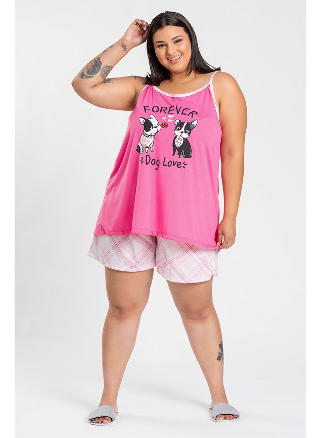 10207 conjunto pijama plus size feminino malha pv com boa elasticidade e super leve ao corpo pijama regata regata com alcinha 6