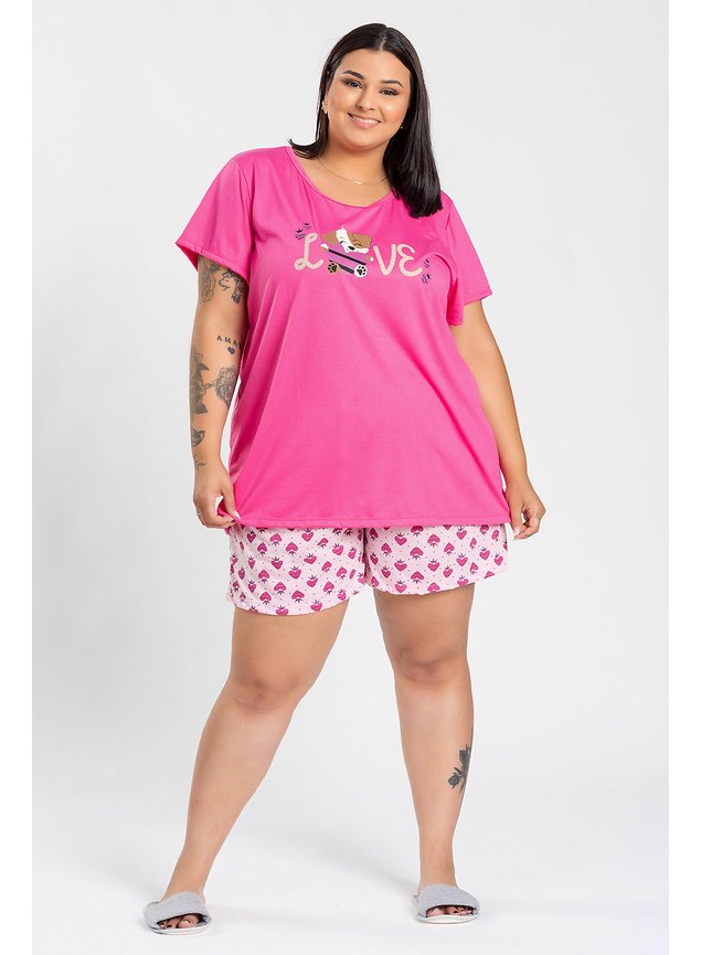 10202 pijama feminino plus size conjunto pijama plus size conjunto pijama feminino plus size 2