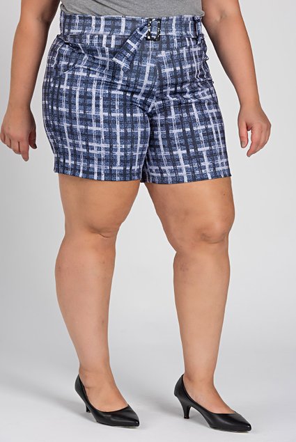2936 short feminino plus size xadrez bermuda feminina plus size xadrex bermuda suplex short suplex xadrez 1