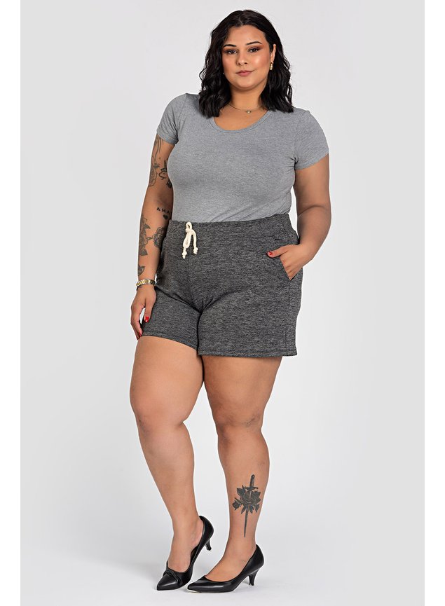 3024 short curto plus size bermuda feminina plus size short moletinho plus size feminina bermuda moletinho plussize confortavel 6