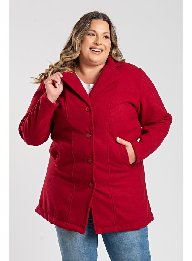 1768 casaco feminino plus size em la batida casaco plussize la batida sobretudo feminino plus size la batida sobre tudo femini 3