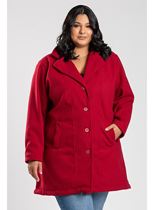 3085 casaco feminino plus size em la batida casaco plussize la batida sobretudo feminino plus size la batida sobre tudo femini 3
