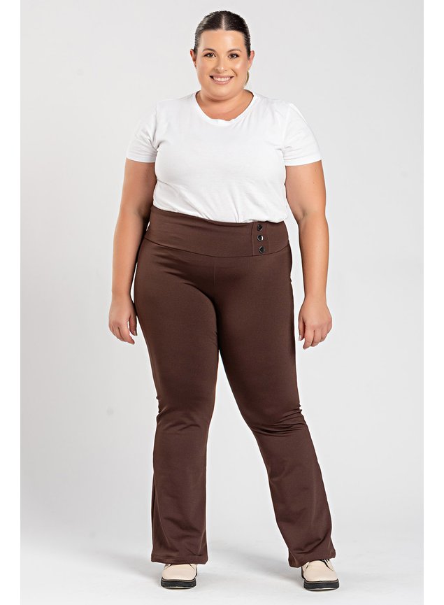 3062 calca flare feminina plus size calca com botao flare microfibra plussize calca microfibra suplex plus size feminina calca 3
