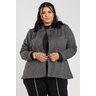 3080 blazer plus size feminino malha jacquard blazer botao fake plussize flanelada blazer sem fecho plus size feminino 10