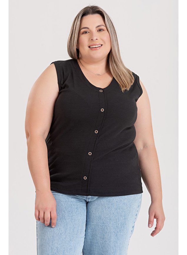 3108 regata feminina plus size regata de ribana com detalhes de algodao verao 2024 2025 10