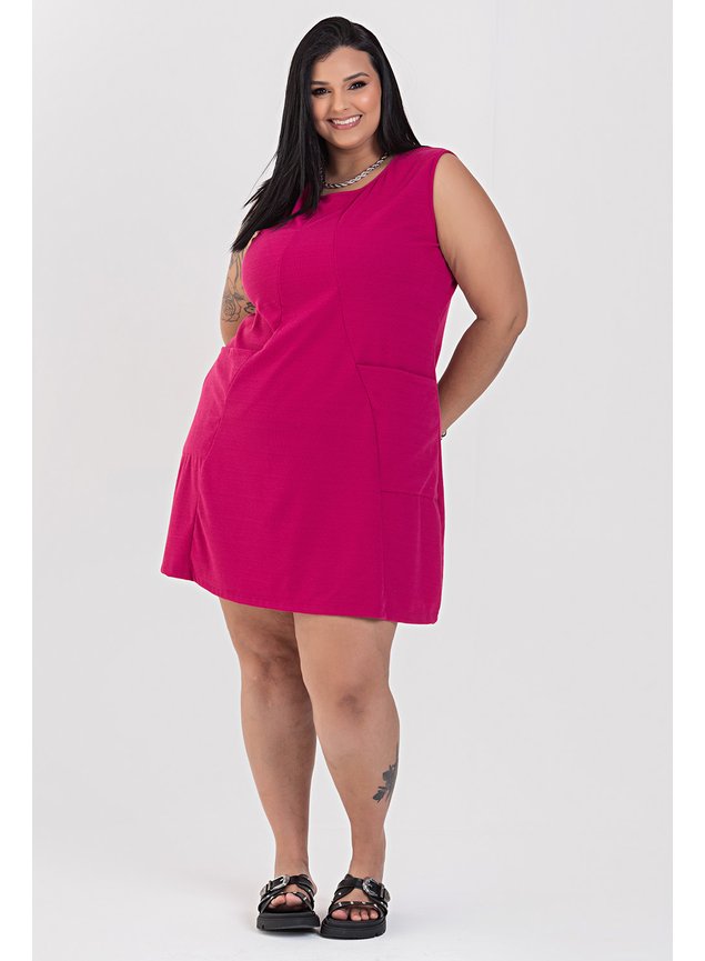 3128 vestido malha madri vestido plusa size vestido sem manga vestido verao 2024 2025 2