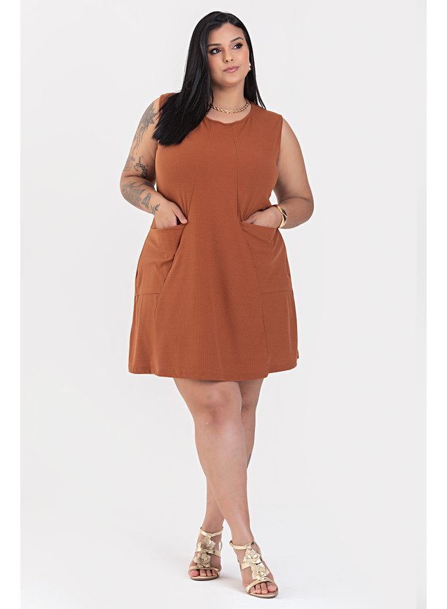 3128 vestido malha madri vestido plusa size vestido sem manga vestido verao 2024 2025 10