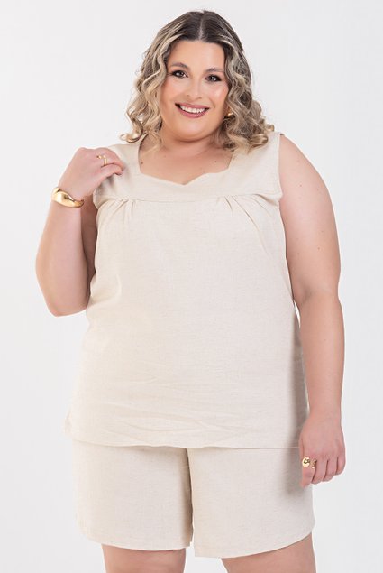 3113 blusa de linho blusa regata blusa de verao 2024 feminina plus size 3