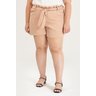 3114 bermuda de alfaiataria bermuda feminina plus size bermuda com amarracao na frente verao 2024 2025 2