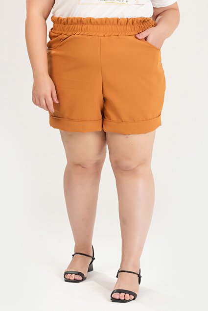 3115 bermuda alfaiataria bermuda com detalhe de botao na lateral bermuda plus size feminina verao 2024 2025 4