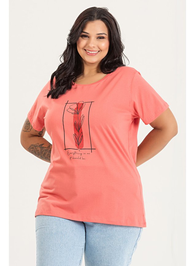 3161 t shirt de algodao verao 2025 plus size estampada everting 11