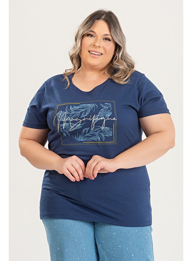 3152 t shirt de algodao verao 2025 plus size estampada maginifique 11