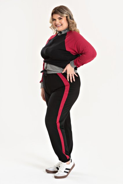 3193 3192 junto plus size moletinho conjunto moletom plus size 1