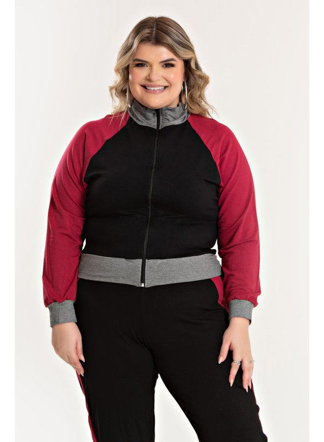 3193 jaqueta plus size moletinho jaqueta moletom feminina jaqueta esporte plus size molecotton molecoton 6