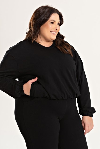 3175 clusa de moletinho plus size blusa com bolso blusa plus siza blusa preta blusa verde 8