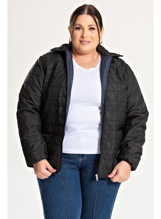 3198 jaqueta dupla face plus size jaqueta bomber plus size 6