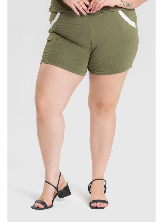 3240 3239 blusa femina plus size decote v short feminina plus size bermuda femina plus size 19