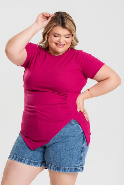 3233 blusa feminina plus size com detalhe assimetrico verao 2026 4