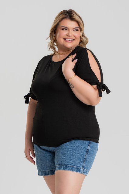 3251 blusa de viscose verao 2026 detalhe na manga 2