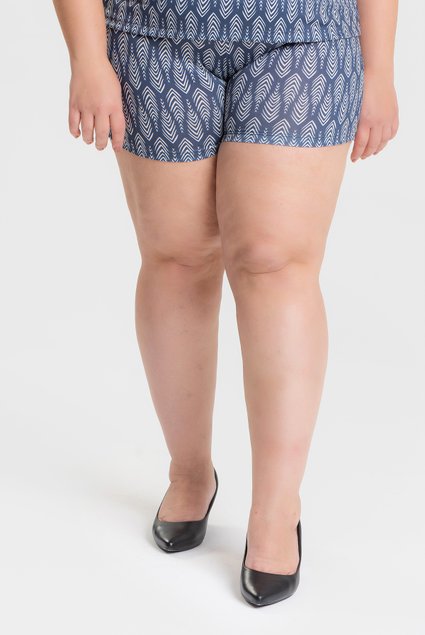 3212 shorts verao plus size detalhe botao 3