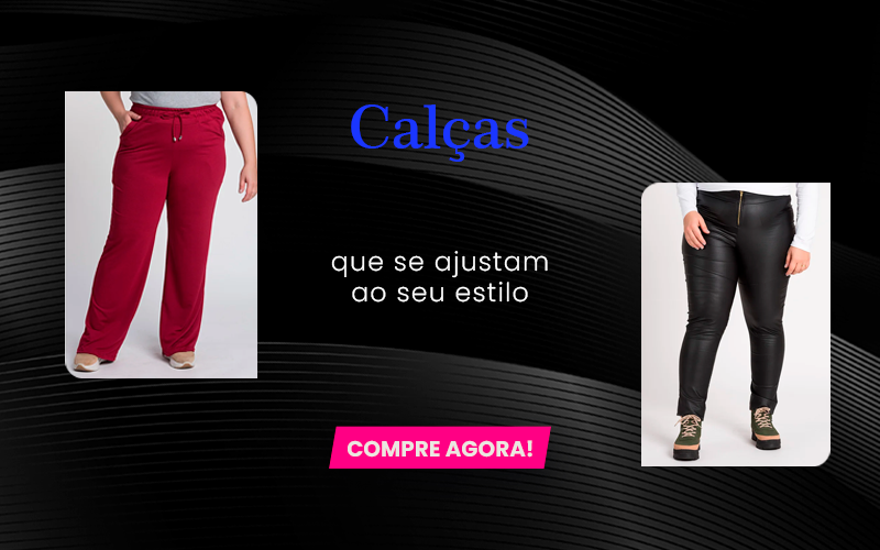 Calças Femininas Plus Size